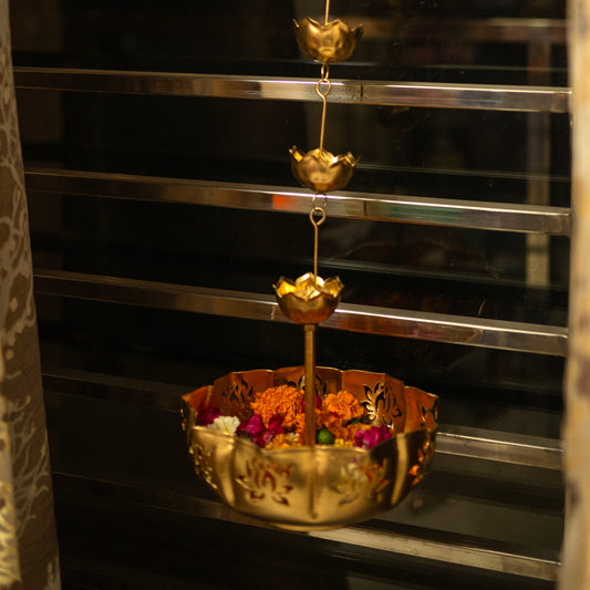 Aadhya Lotus Hanging - Incrafts