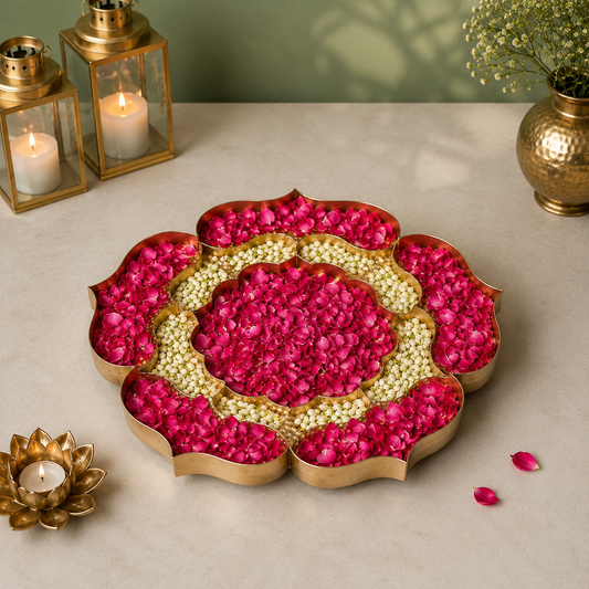 Rajsi 3 Steps Floral Urli - Incrafts