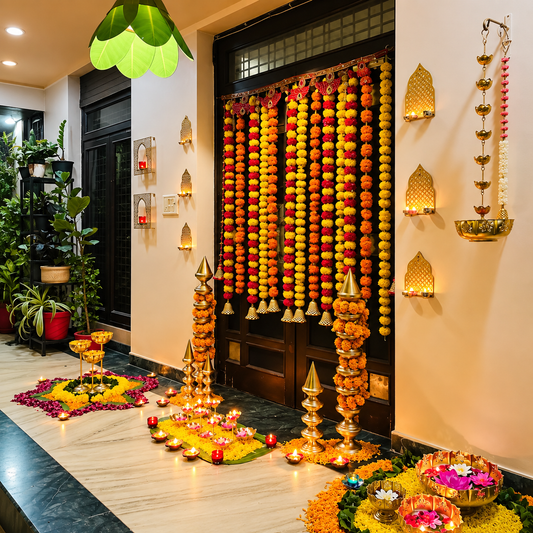 Premium Festive Décor Combo – Complete Entrance & Home Décor Set - Incrafts
