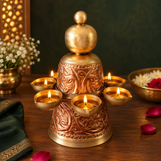Royal Handcrafted Diya Candle Holder - Incrafts
