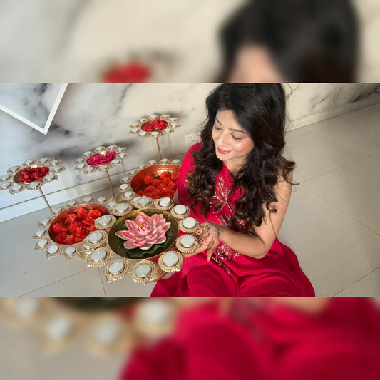 Festive Diya Urli Combo – Set of 6 - Incrafts