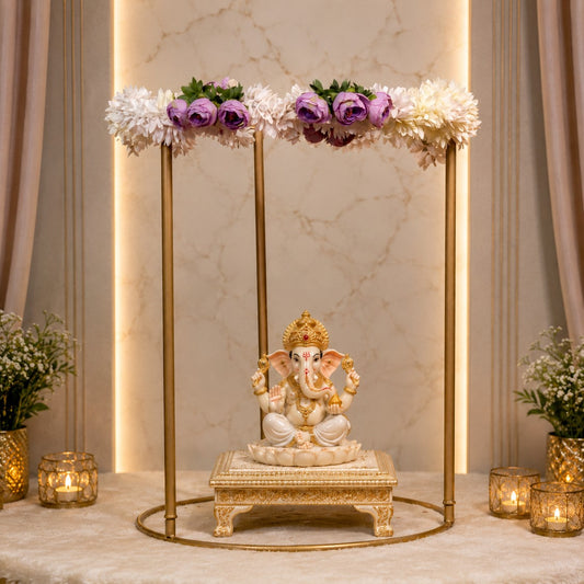 Premium Circular Metal Backdrop Stand - Incrafts