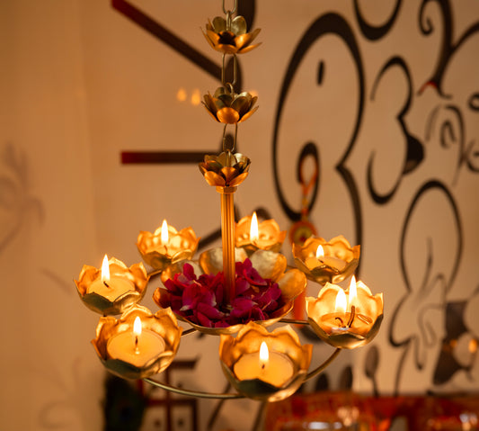 Trikshana Hanging Urli - Incrafts