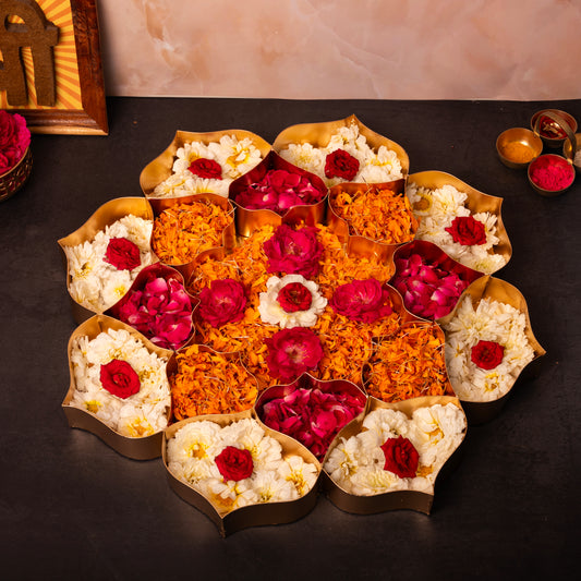 Rajwada Floral Rangoli Decor - Incrafts